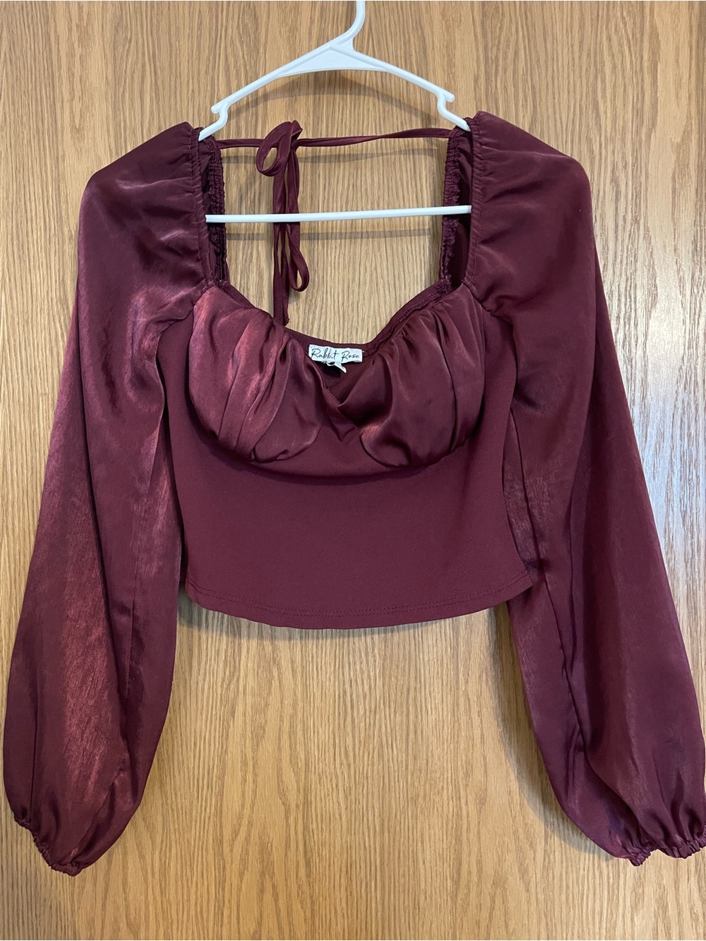 Women’s Cropped Blouse Rabbit Rose